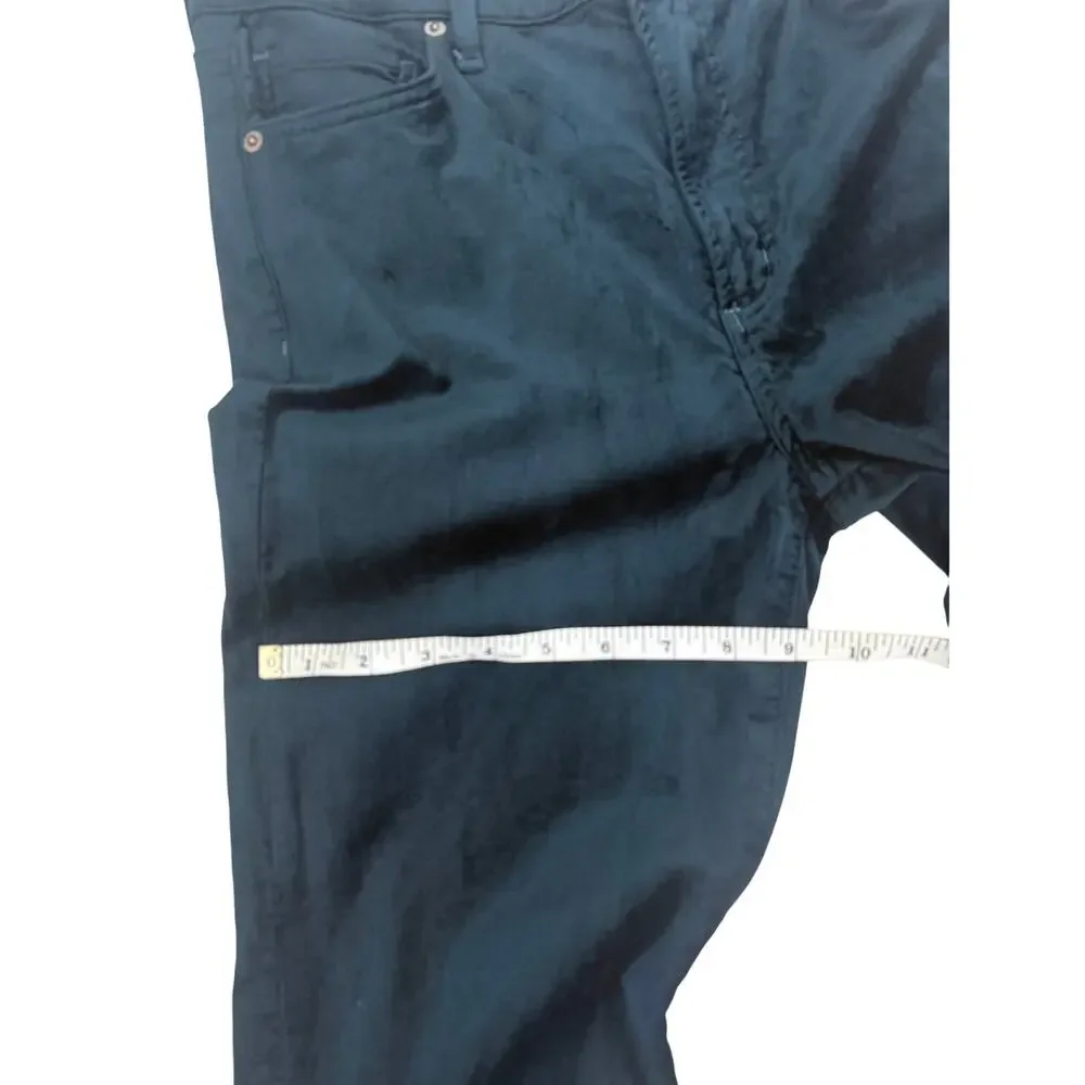 AGOLDE Nico Velvet Bootcut Jeans Blue Stretch Women’s 28